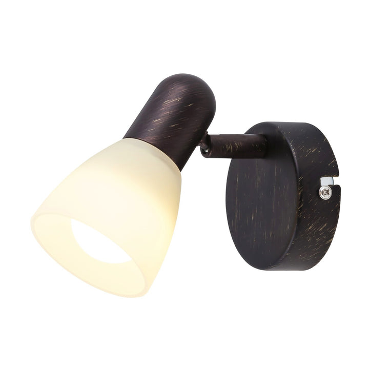 Nástěnná lampa Soma spot E14 1x40W antic hnědá krémová