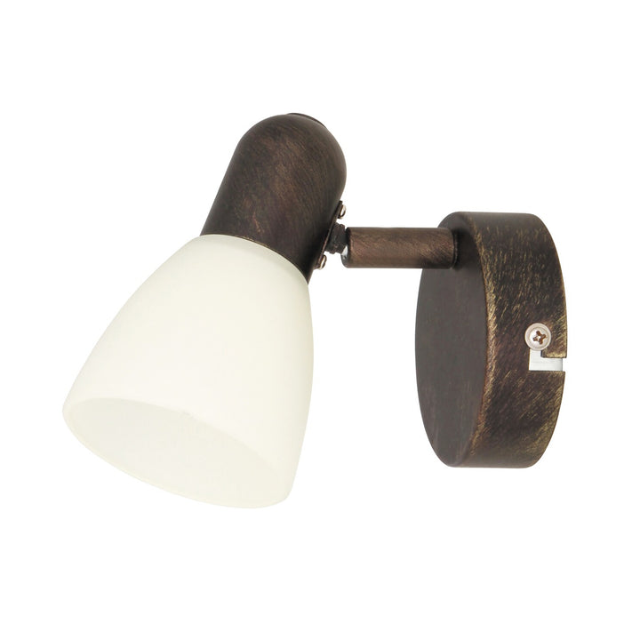 Nástěnná lampa Soma spot E14 1x40W antic hnědá krémová