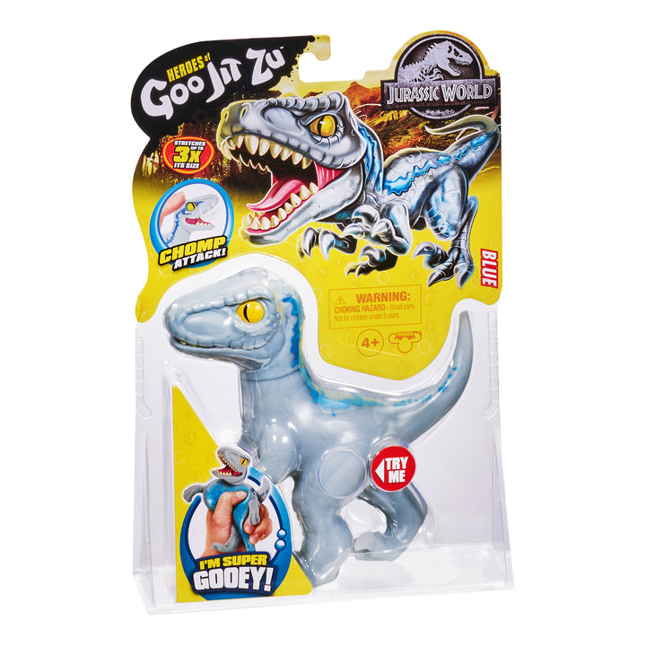 Figurka Heroes of Goo Jit Zu Jurský svět - dinozaurus modrá