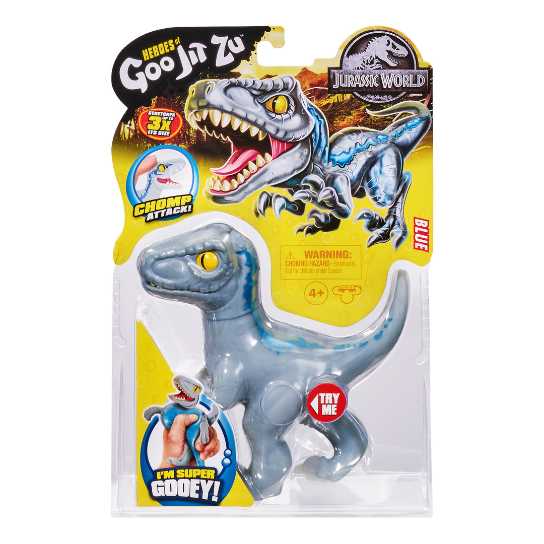 Figurka Heroes of Goo Jit Zu Jurský svět - dinozaurus modrá