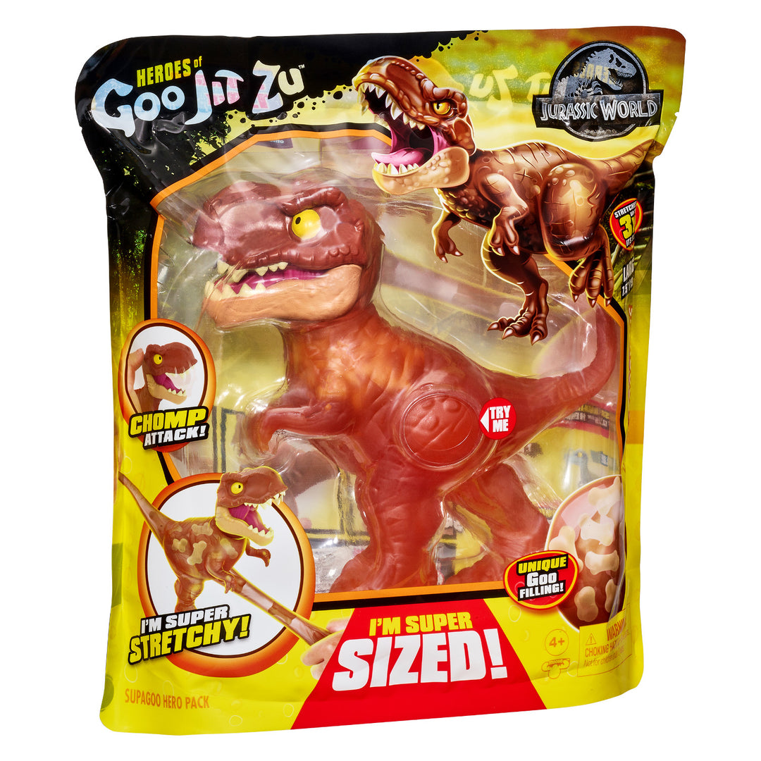 Heroes of Goo Jit Zu Jurský svět velký dinosaurus Supagoo T.Rex figurka - výška 19,5 cm