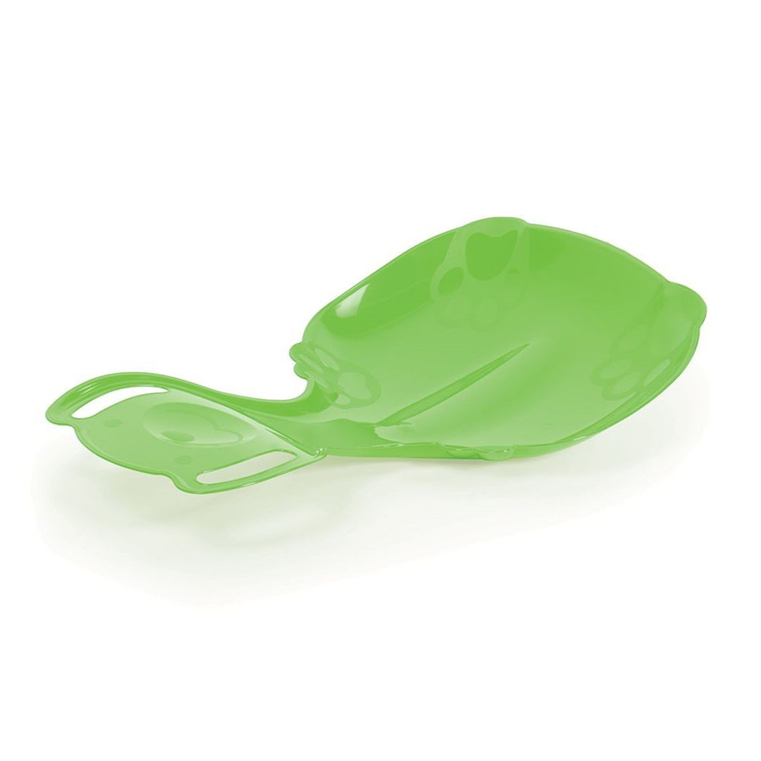 Dětský kluzák Snow Slide Polar Bear 1 z plastu, zelený