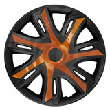 Poklice na kola 16" N-Power plastové, měděná-černá, 4 kusy