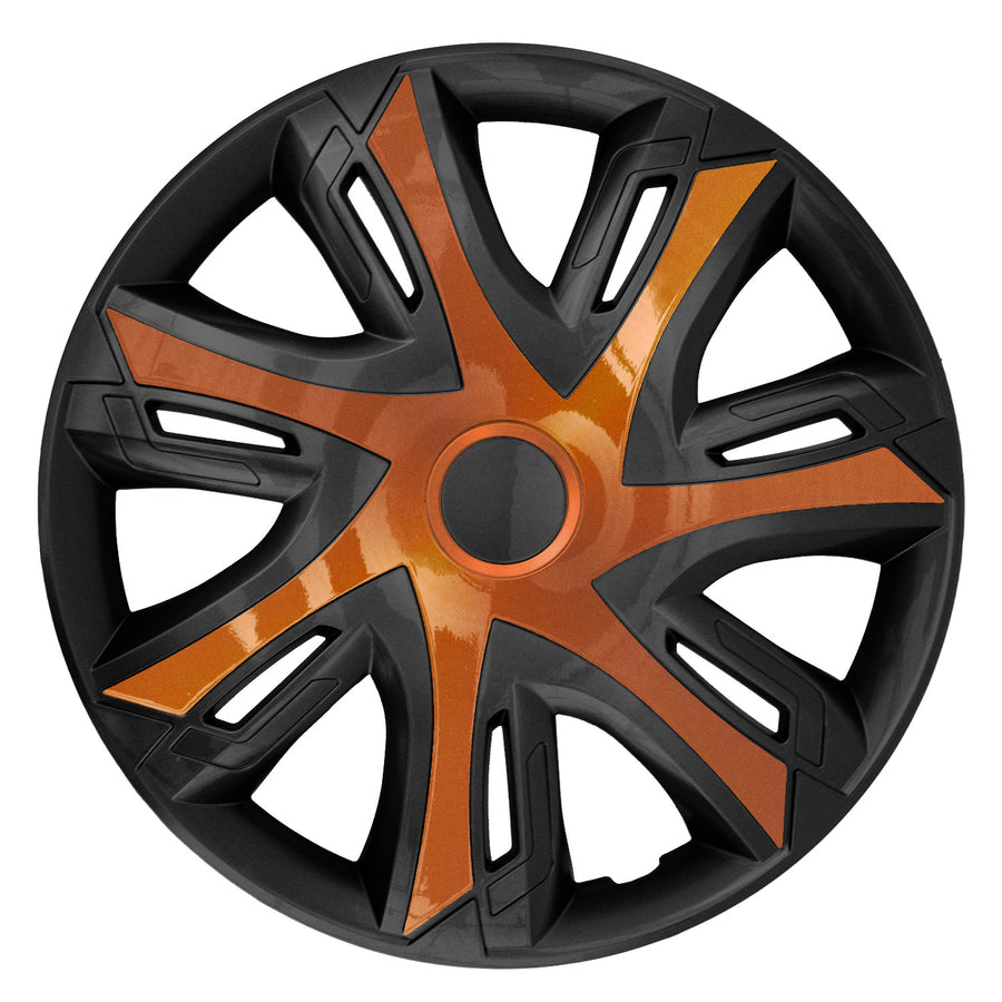 Poklice na kola 16" N-Power plastové, měděná-černá, 4 kusy