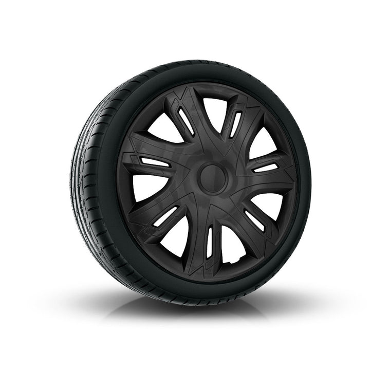 Poklice na kola 14" N-Power plastová. černá matná, 4 kusy