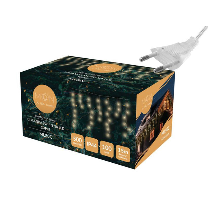 Světelný věnec ML50C 100 ks 500 Led 15m teplá bílá IP44