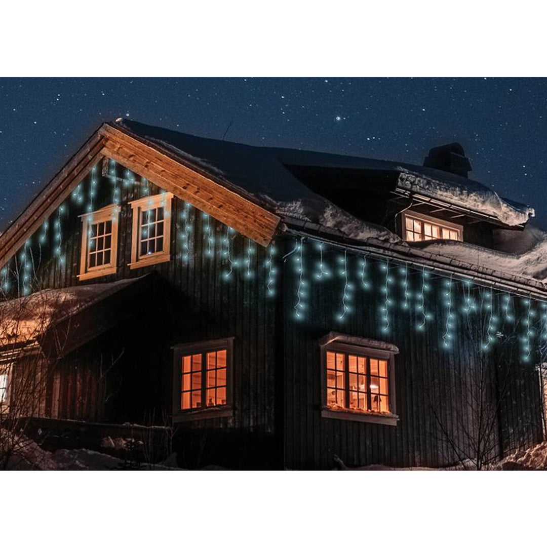 Světelná girlanda ML50Z 100 rampouchů 500 LED 15m studená bílá IP44