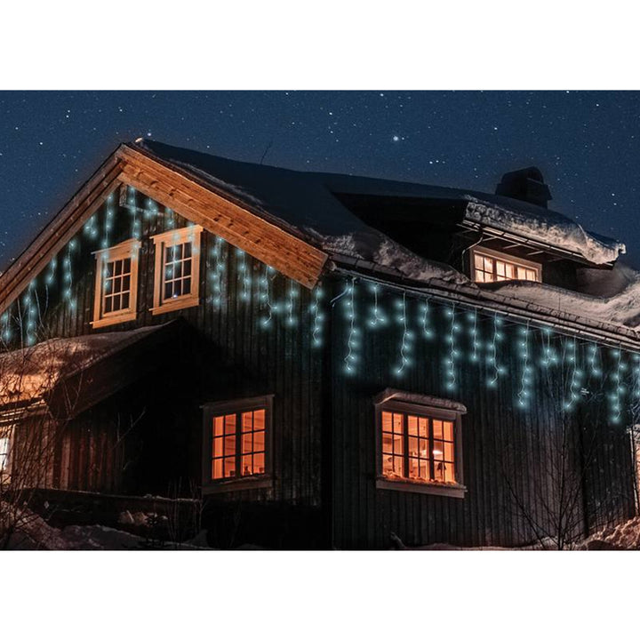 Světelná girlanda ML50Z 100 rampouchů 500 LED 15m studená bílá IP44
