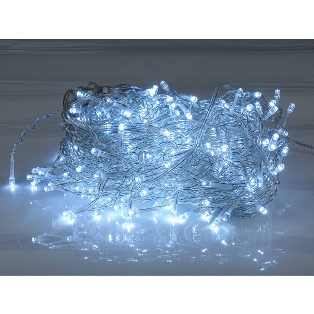 Světelná girlanda ML51Z 60 rampouchů 300 led 8m studená bílá IP44