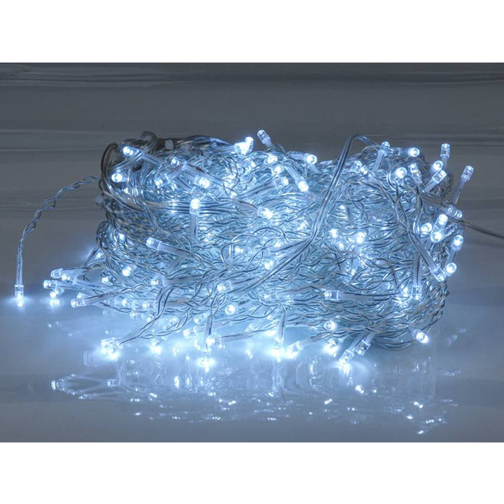 Světelná girlanda ML51Z 60 rampouchů 300 led 8m studená bílá IP44