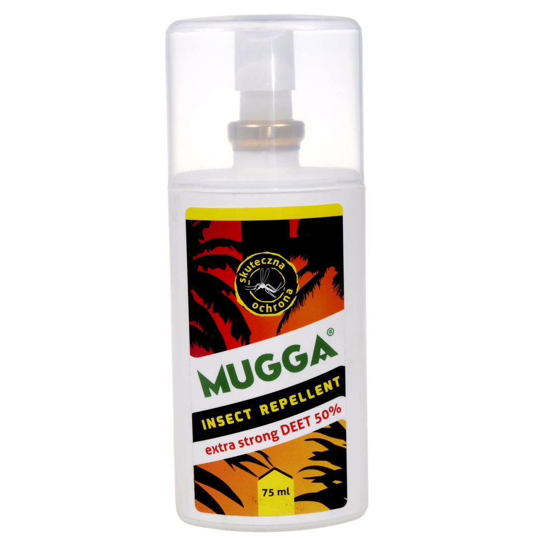 Zestaw Mugga Strong Spray + Roll On 50% Deet Mugga