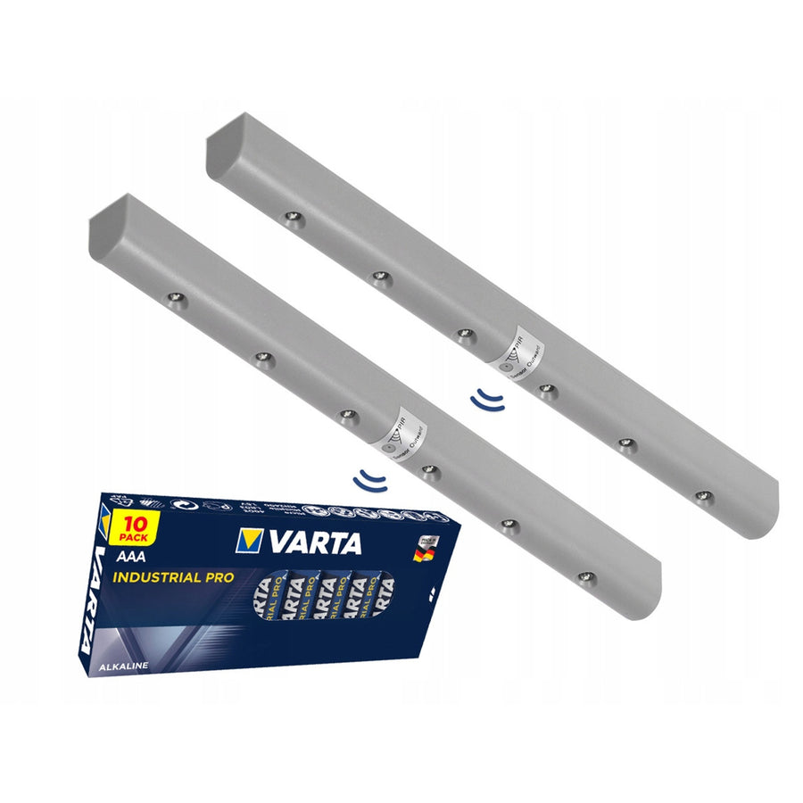 2x Maclean 6 led lampa s detektorem pohybu + baterie AAA