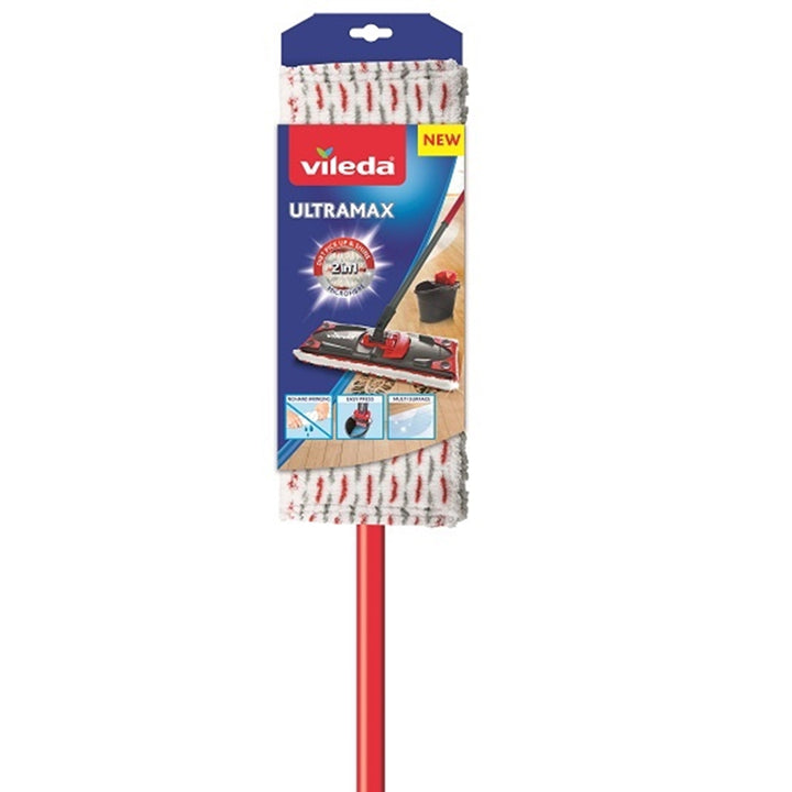 Mop Vileda Ultramax s násadou + další náplň do mopu