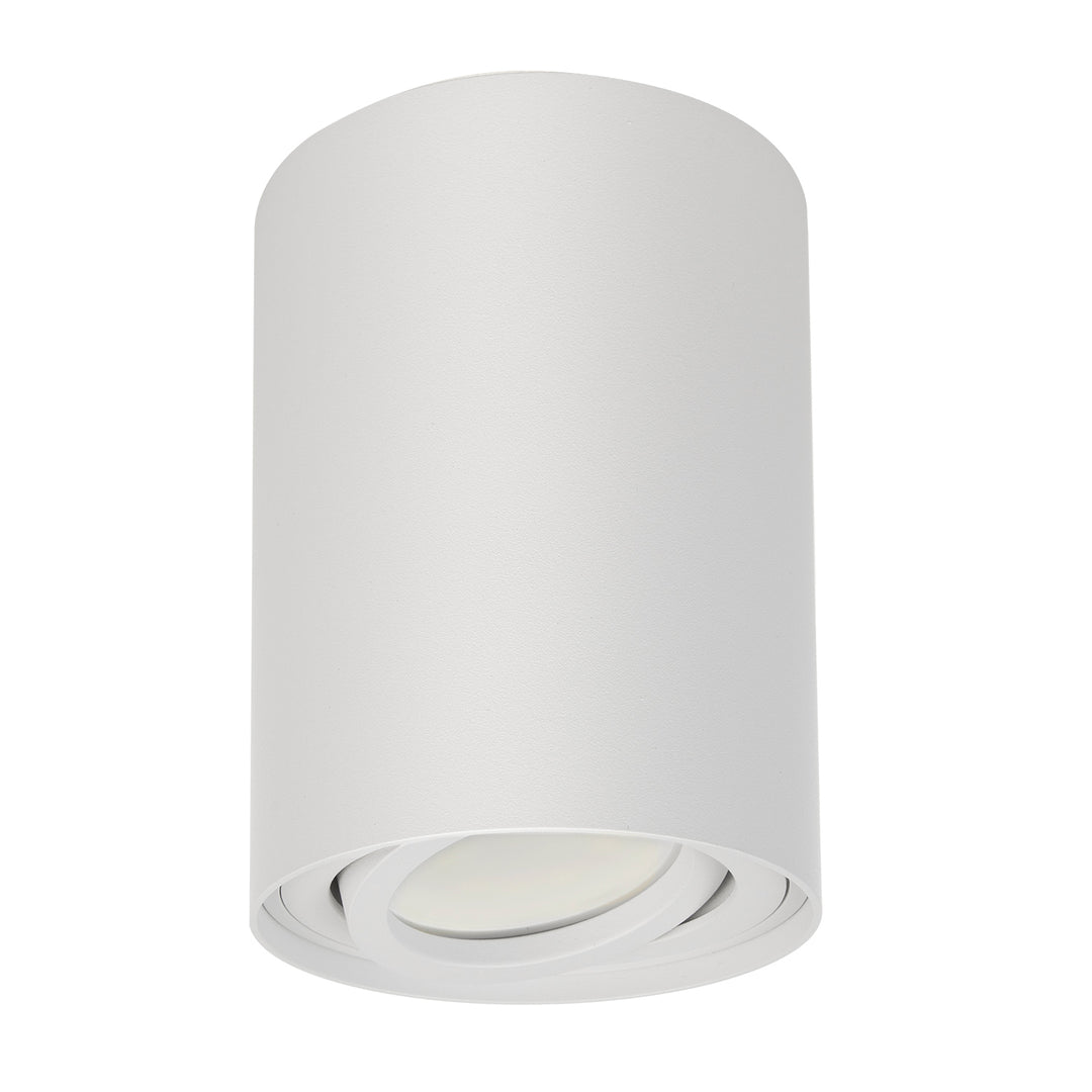 Maclean Round Plafond White MCE422 + LED žárovka GU10 5W 4000K