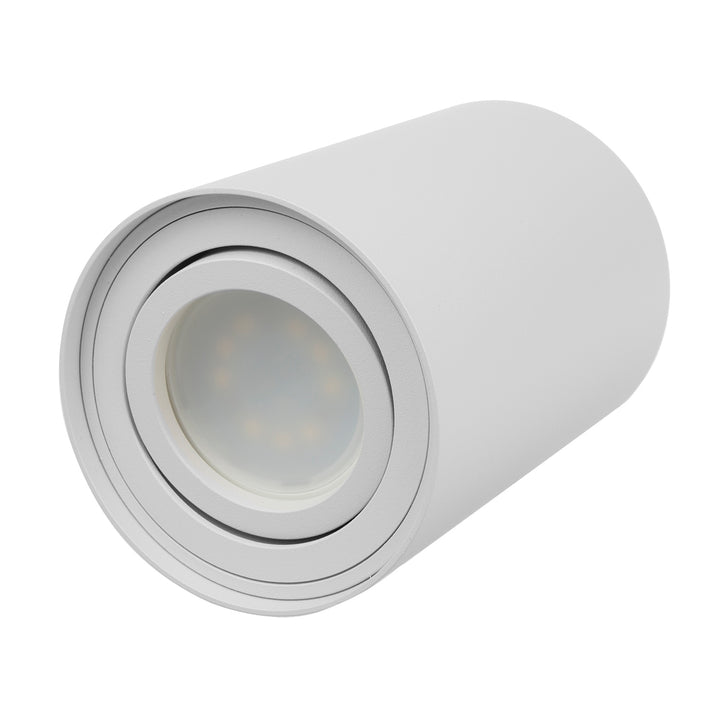 Maclean Round Plafond White MCE422 + LED žárovka GU10 5W 4000K