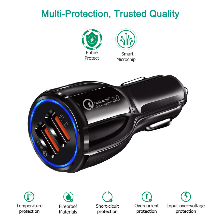 Maclean Energy 6100 mA USB nabíječka do auta + kabel