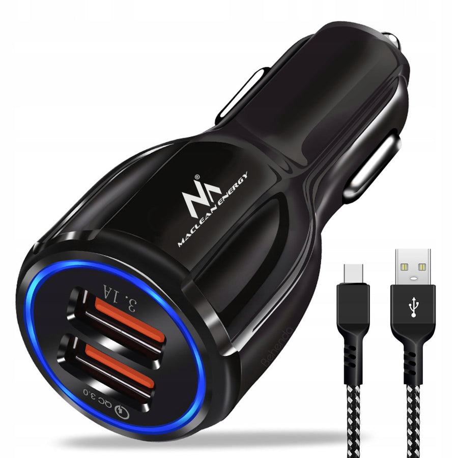Maclean Energy 6100 mA USB nabíječka do auta + kabel