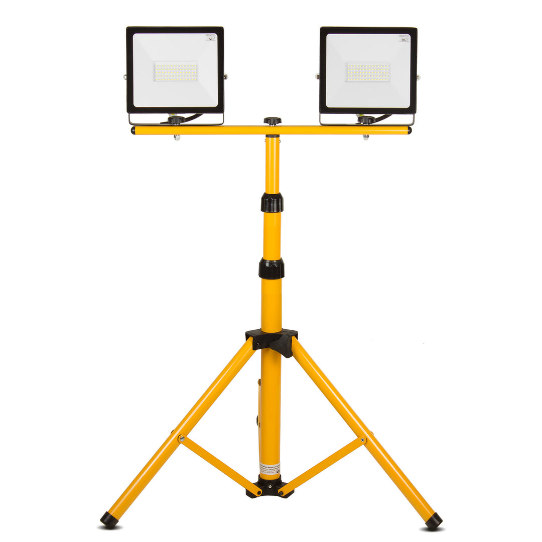 2x halogenový reflektor MCE550 bílý 4000 lm + stojan MCE583