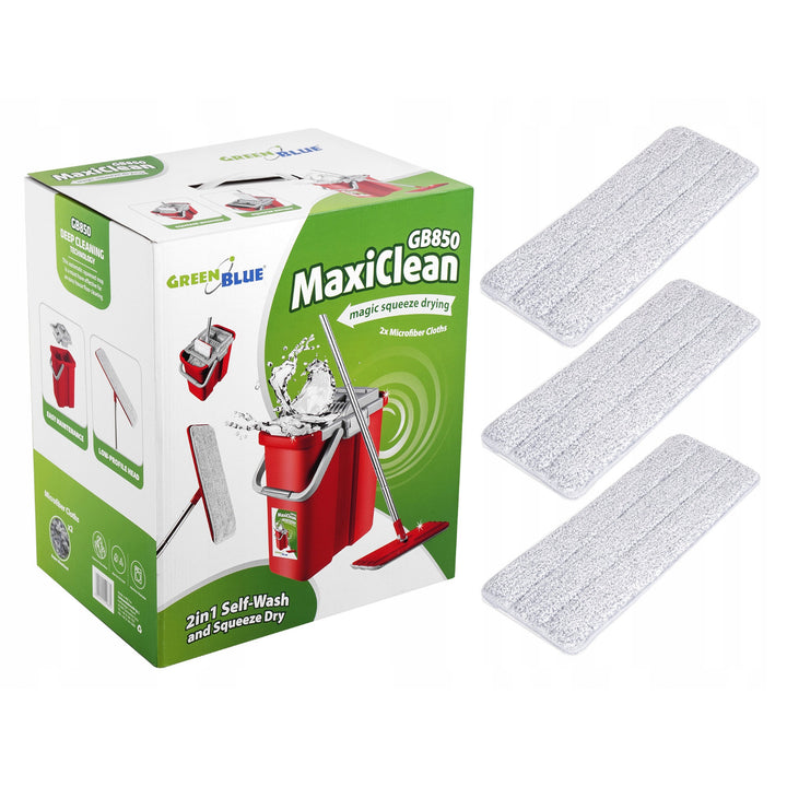 Automatický plochý kbelík na mop+3 vložky z mikrovlákna