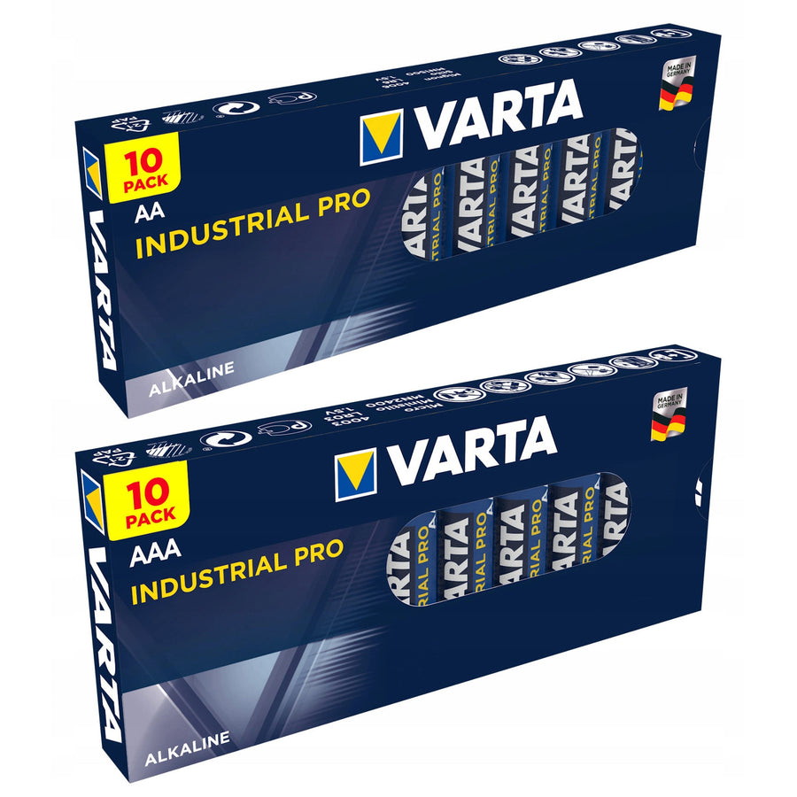 Sada alkalických baterií Varta Industrial AA AAA 20 ks.