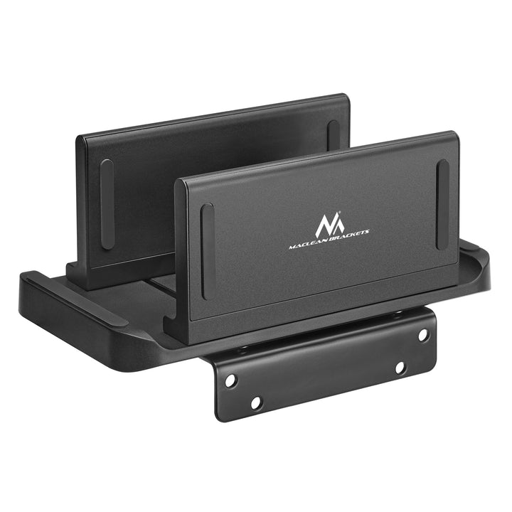 Maclean Thin Client / Mini PC Terminal Holder, černý, vhodný pro držáky VESA, volně stojící, MC-454
