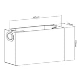 Maclean MC-479 Univerzální organizér na kosmetiku a toaletní potřeby, max. zatížení 8 kg, 367x150x220 mm