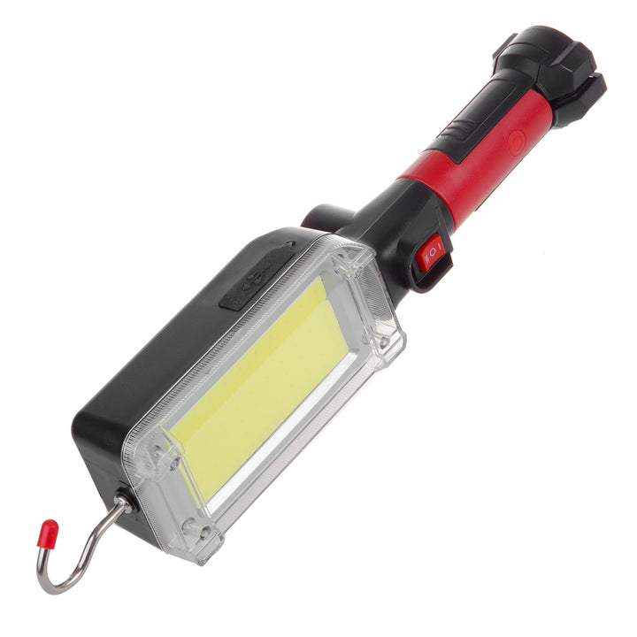 Magnetická dílenská lampa Maclean COB, 2x1200mAh, 700lm, USB Type-C/Micro USB, MCE307