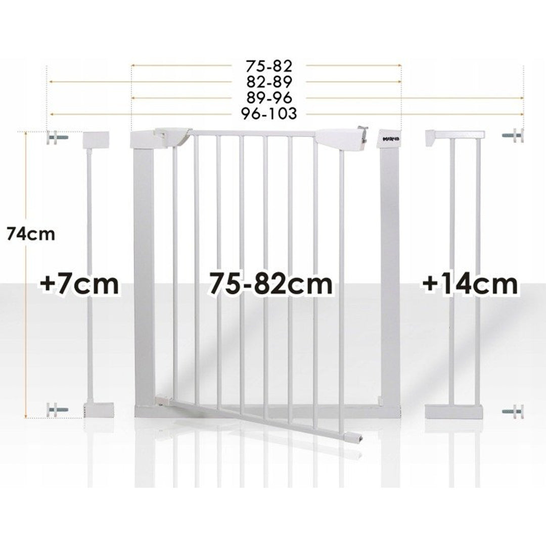 Bezpečnostní branka do dveří, na schody 75-103cm HanksKids
