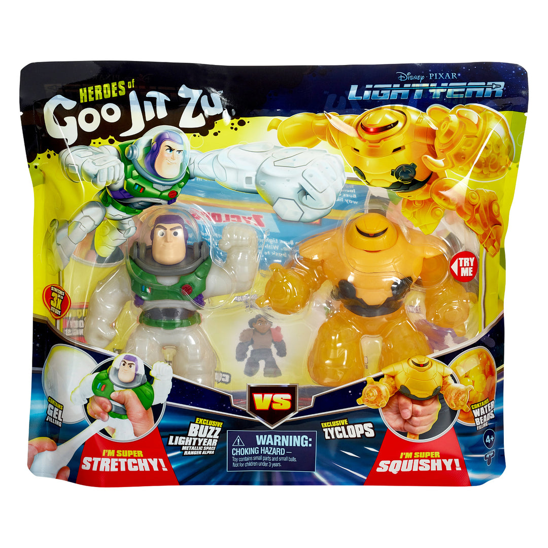 Sada 2 figurek Heroes of Goo Jit Zu LIGHTYEAR - Buzz vs Zyclops