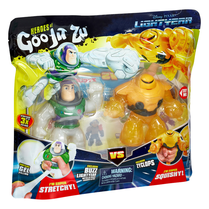 Sada 2 figurek Heroes of Goo Jit Zu LIGHTYEAR - Buzz vs Zyclops