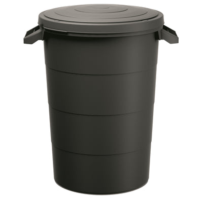 Keden SMOOTH odpadkový koš - černý recyklační 80 litrů