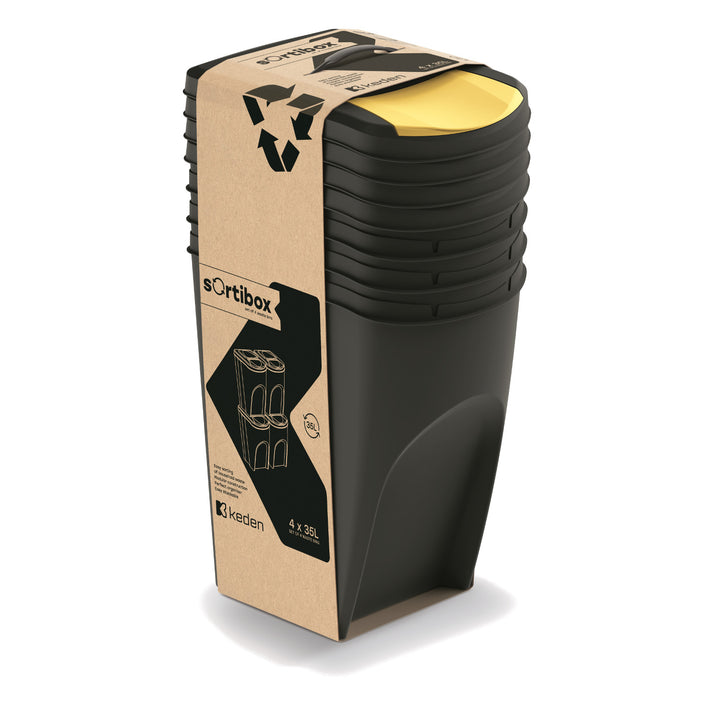Sada košů na třídění odpadu Keden SORTI BOX 4x35 l