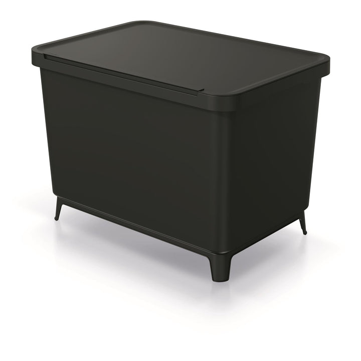 Keden SYSTEMA odpadkový recyklační koš 4x10 litrů - černý