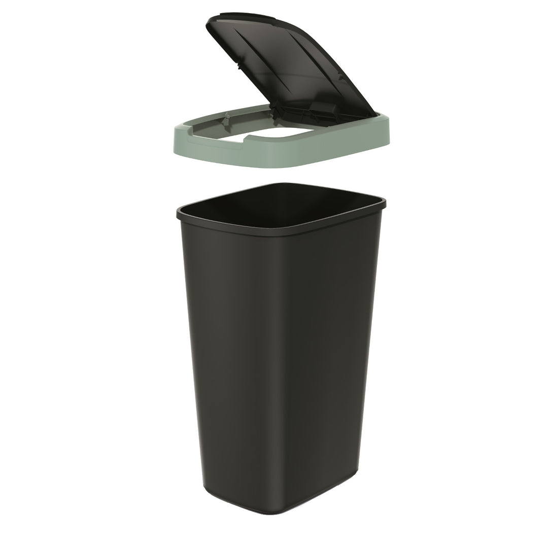 Keden COMPACTA Q odpadkový koš - světle zelený 45l