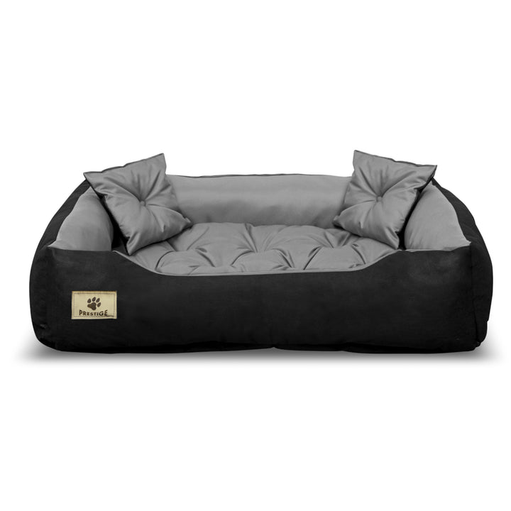 Prestige pelíšek pro psa, kočku 100x80 / 115x95 cm šedo-černý