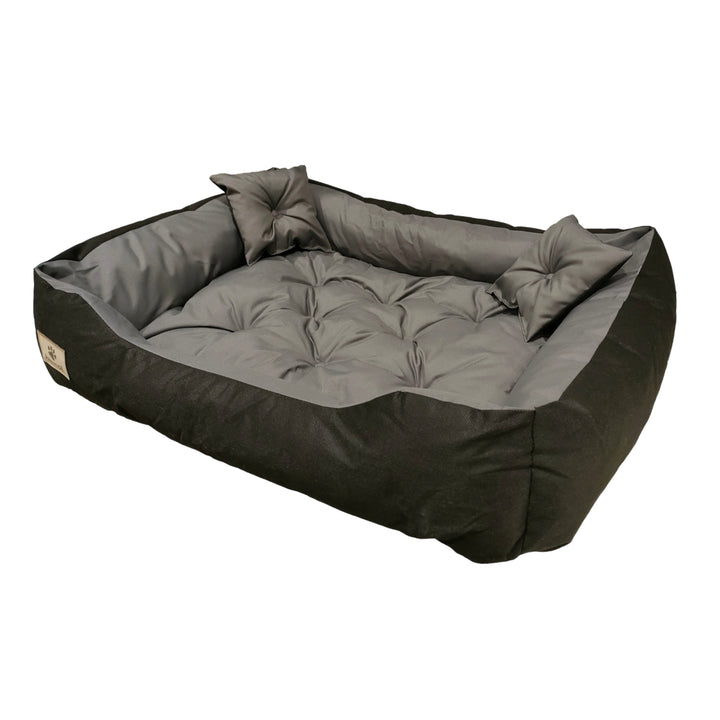 Prestige pelíšek pro psa, kočku 100x80 / 115x95 cm šedo-černý