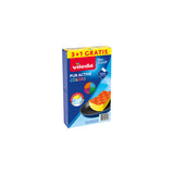 Čistící houbička 3+1ks na hrnce Vileda PUR active Colors