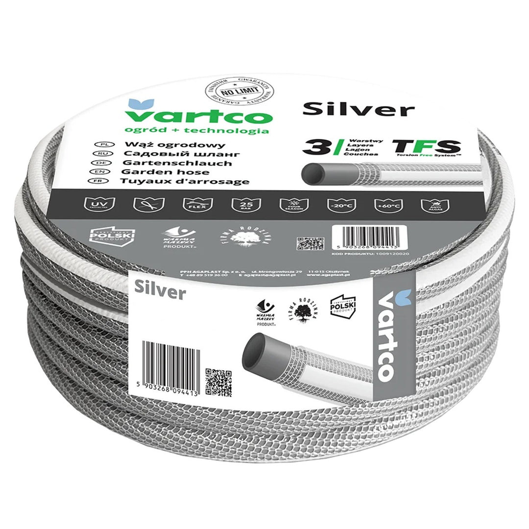Vartco Silver TFS 3/4" třívrstvá zahradní hadice 30m