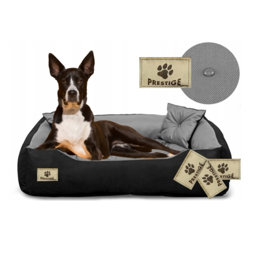 Pelíšek pro kočky Pet Bed Prestige 55x45 cm šedočerný