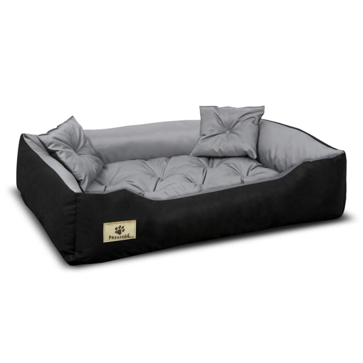 Pelíšek pro kočky Pet Bed Prestige 55x45 cm šedočerný