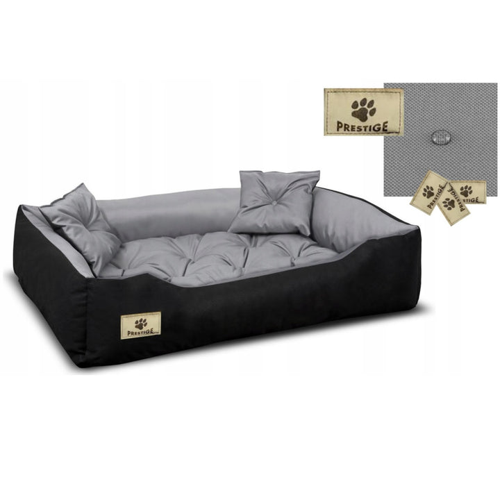 Pelíšek pro kočky Pet Bed Prestige 55x45 cm šedočerný