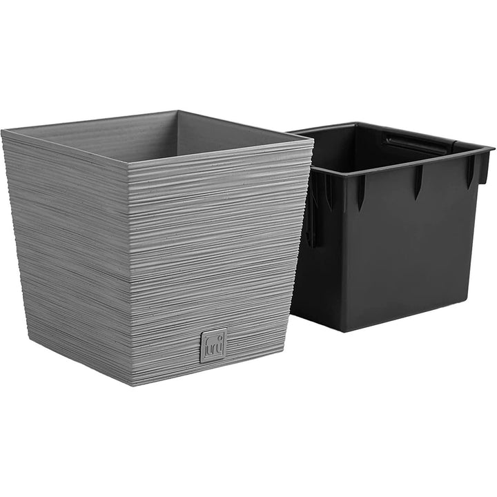 Prosperplast květináč Furu Square Low DFS240-422U - beton