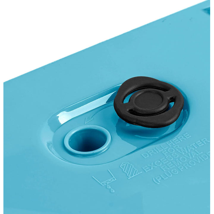 Prosperplast květináč Furu Square Low DFS240-5415C - modrý