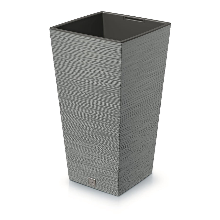 Prosperplast Furu Square vysoký květináč s vložkou 11,4 l (beton)