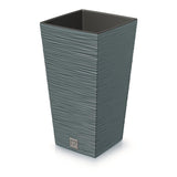 Prosperplast Furu Square vysoký květináč s vložkou 11,4 l (modrý)