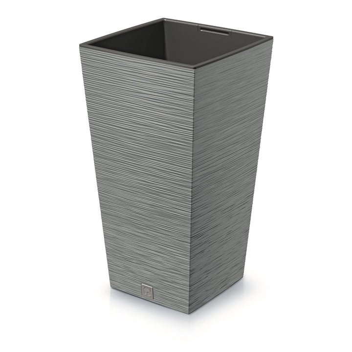 Prosperplast Furu Square vysoký květináč s vložkou 19 l (beton)