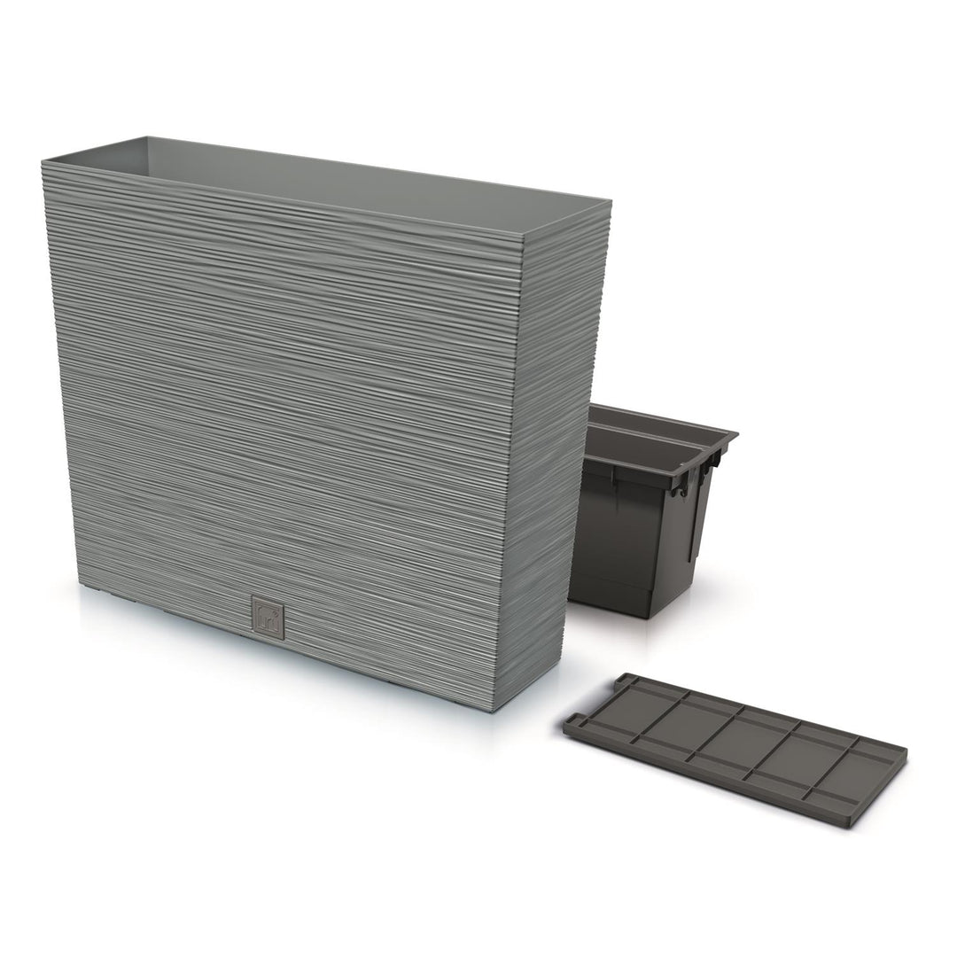Prosperplast Furu Case T květináč DFC600T-422U - betonová (šedá) barva