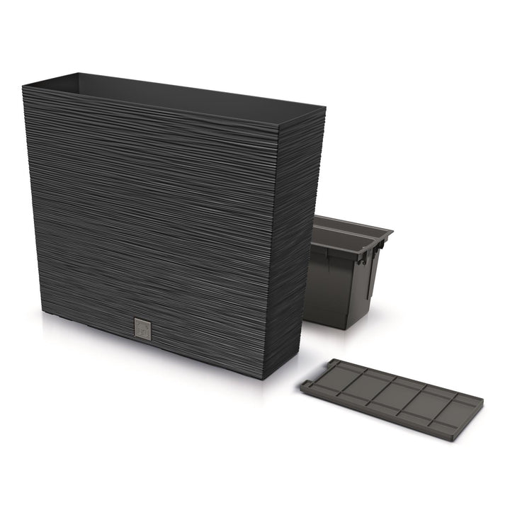 Prosperplast Furu Case T květináč DFC600T-S433 - antracitová barva