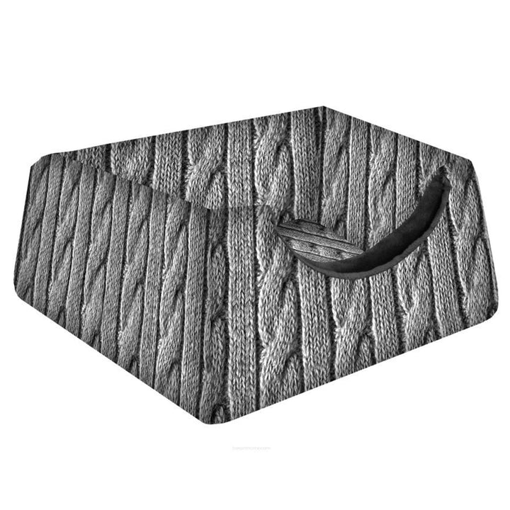 Pelíšek pro psy/kočky 2v1 Velikost opletu L 55 x 55 x 45 cm
