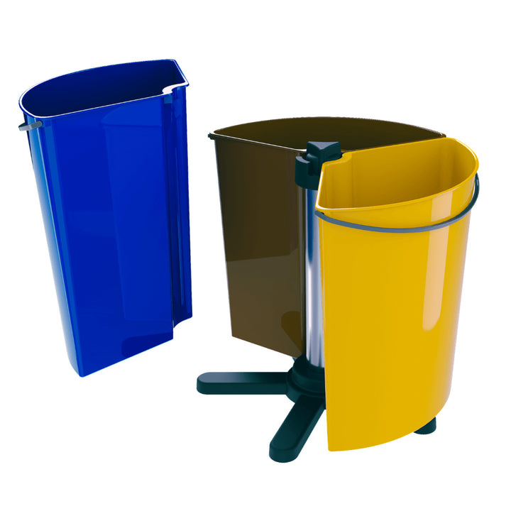 Rotační koš ECOBIN 35 l na třídění odpadu 3x 11,7 l